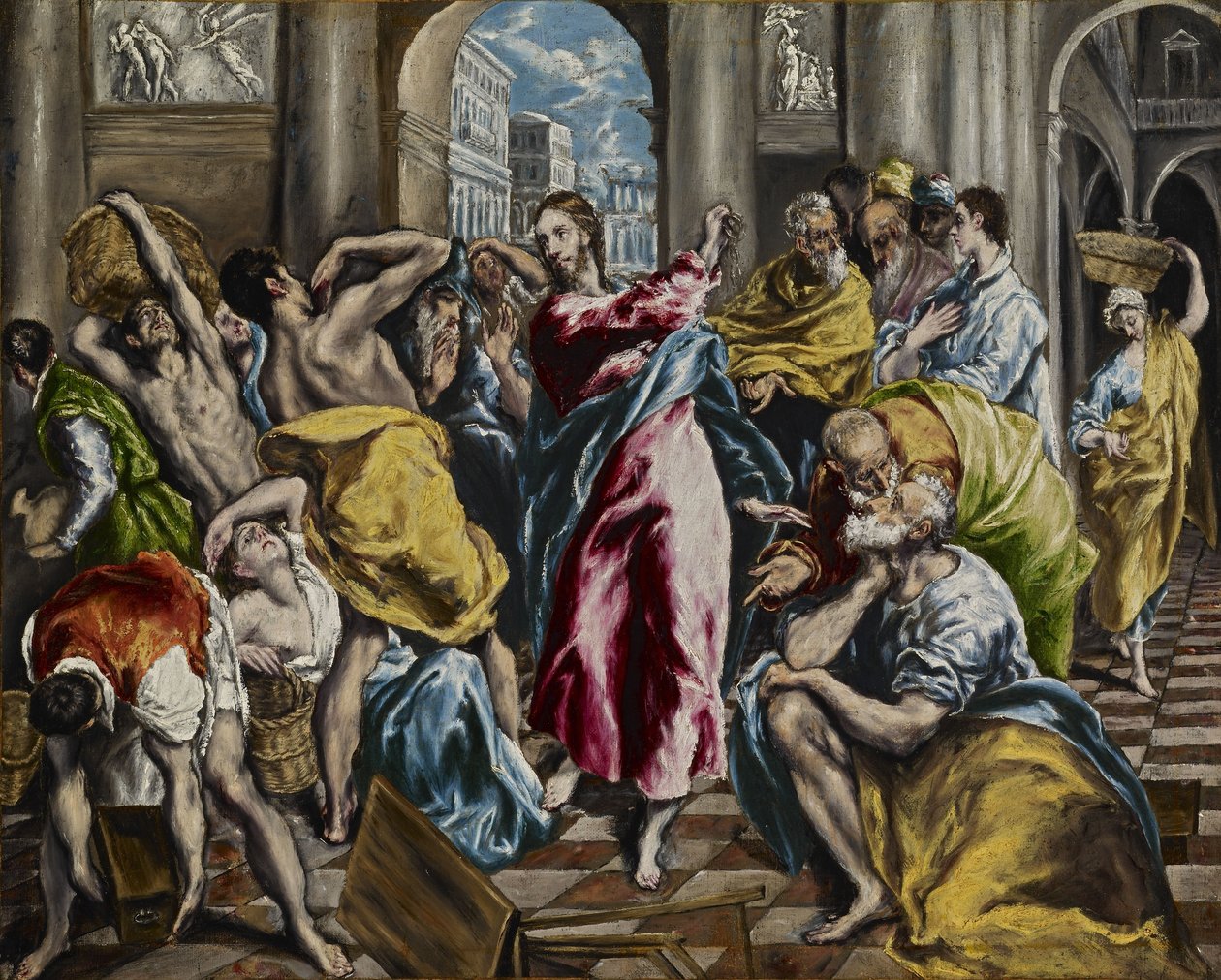 Renselsen av templet av El Greco