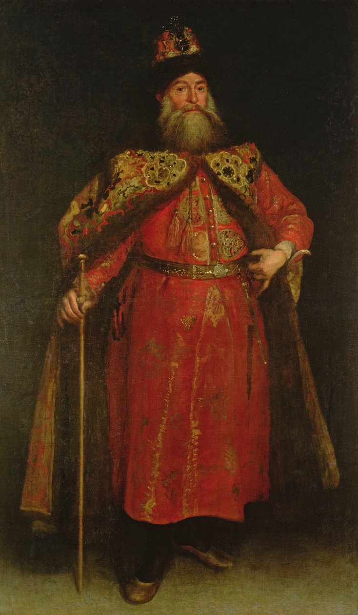 Den russiske ambassadøren Piotr Ivanowitz Potemkin, 1681 av Don Juan Carreno de Miranda
