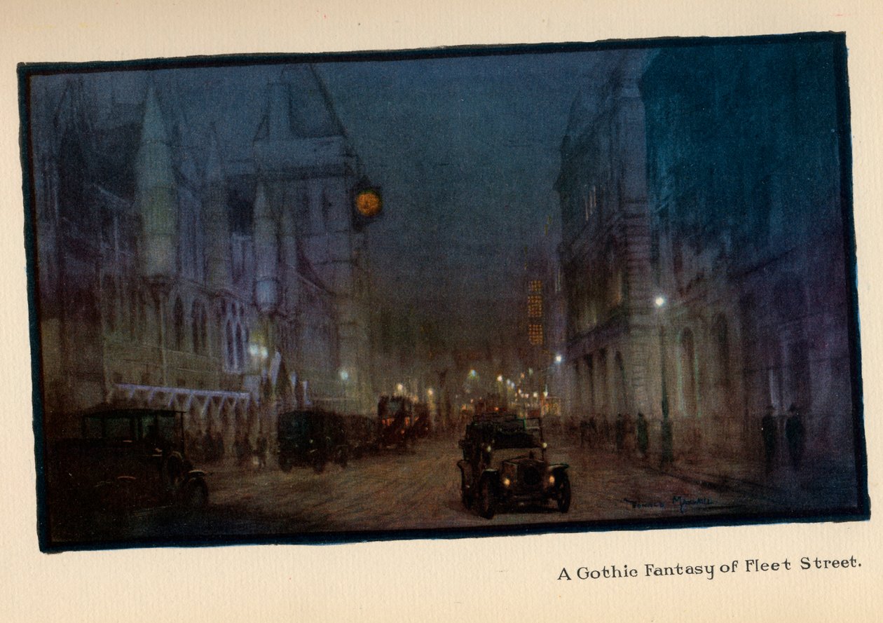 A Gothic Fantasy of Fleet Street, fra 