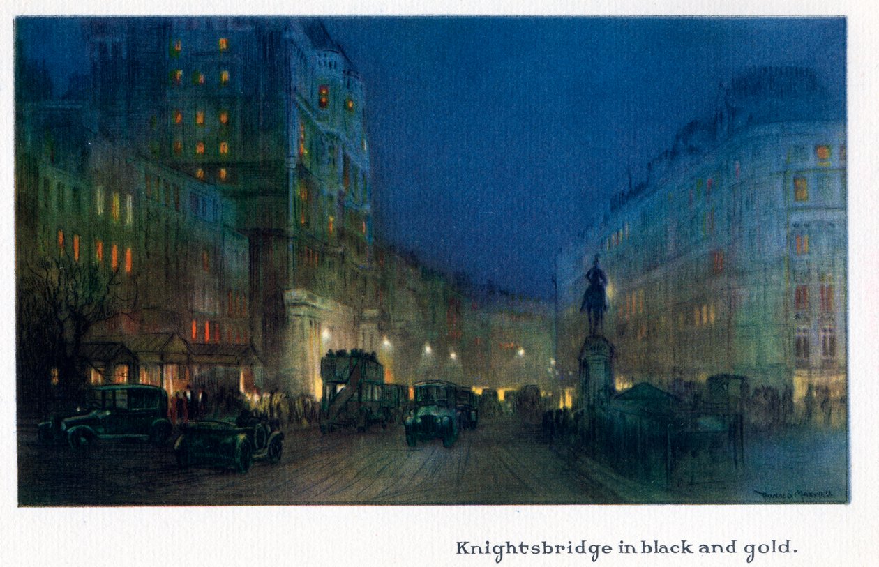 Knightsbridge in Black and Gold, fra 