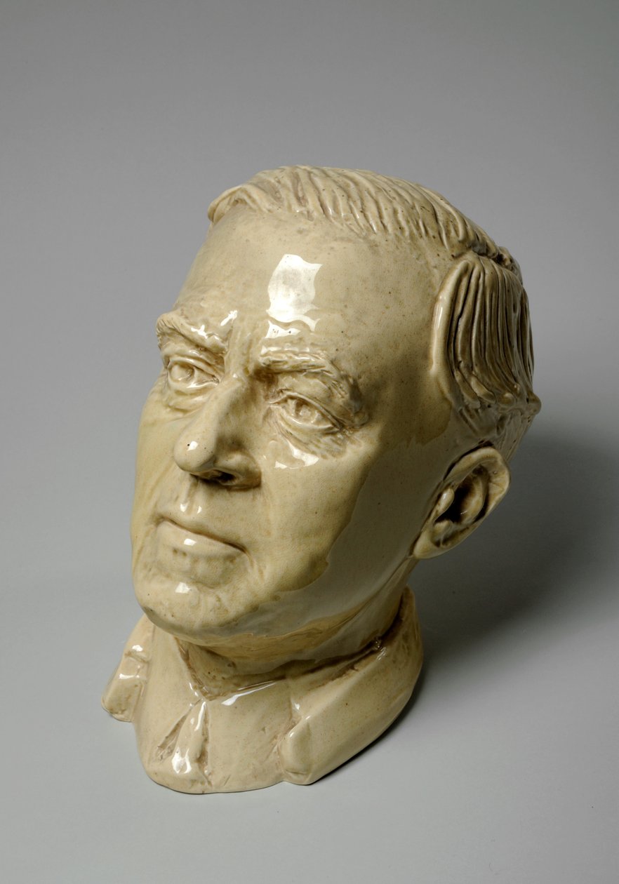 Bust of a Man, ca. 1934 (glasert keramikk) av Donald Hastings