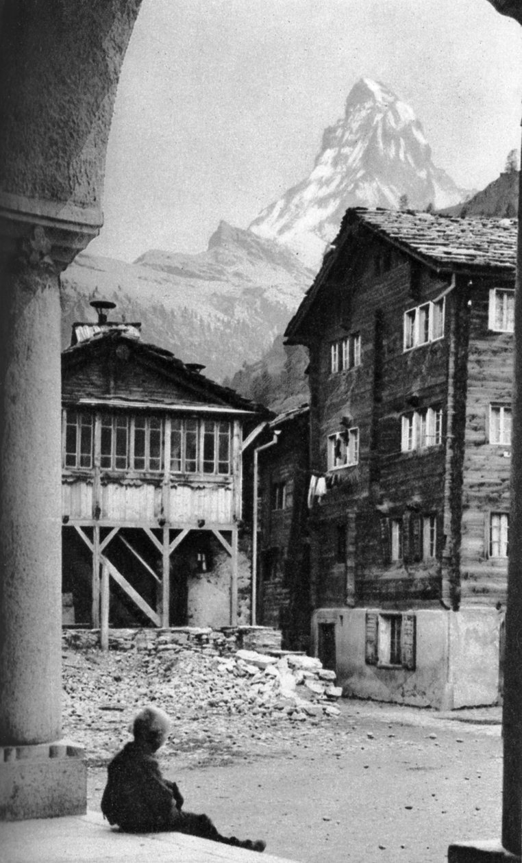 Matterhorn, Zermatt, Sveits, c1924 av Donald McLeish