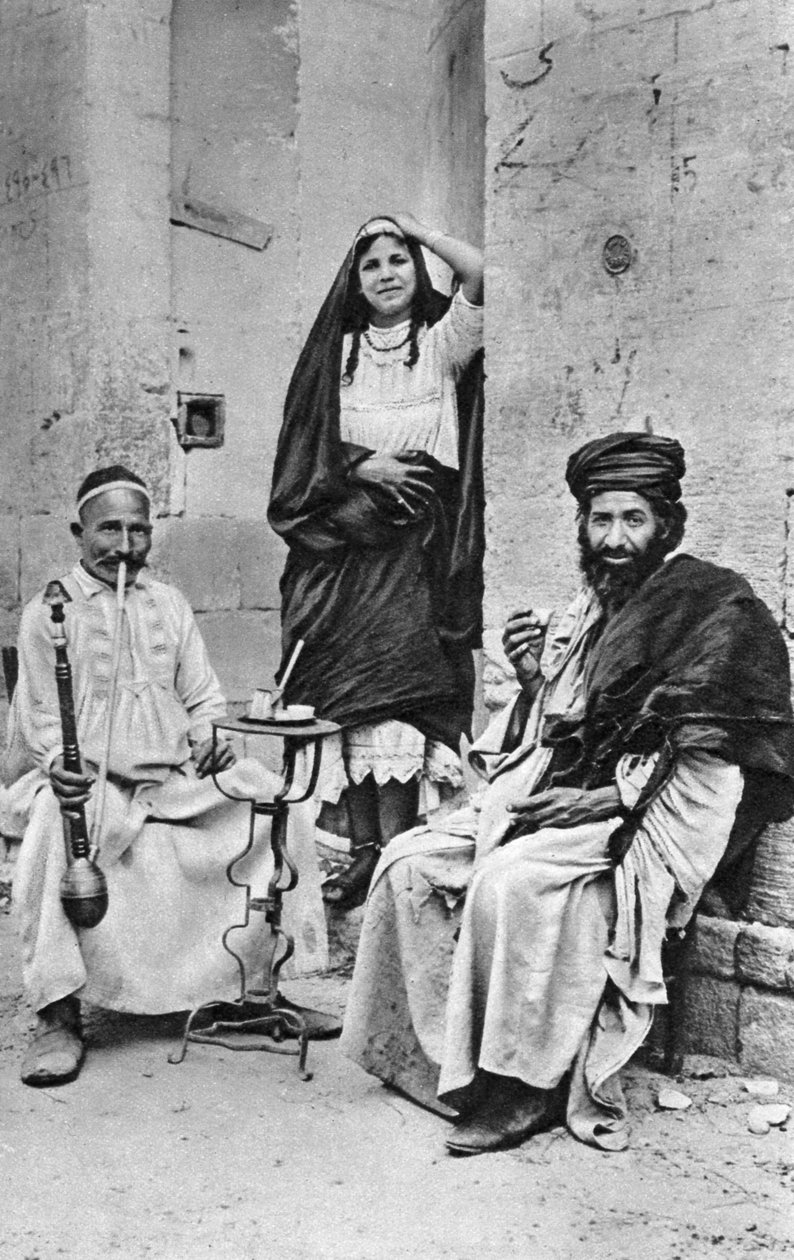 Folk i Kairo, Egypt, c1922 av Donald McLeish