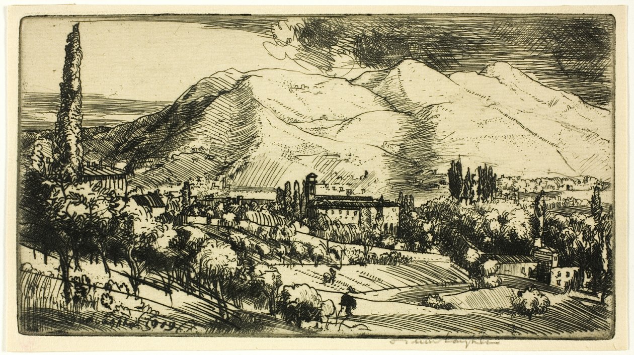 I de toskanske åsene av Donald Shaw MacLaughlan