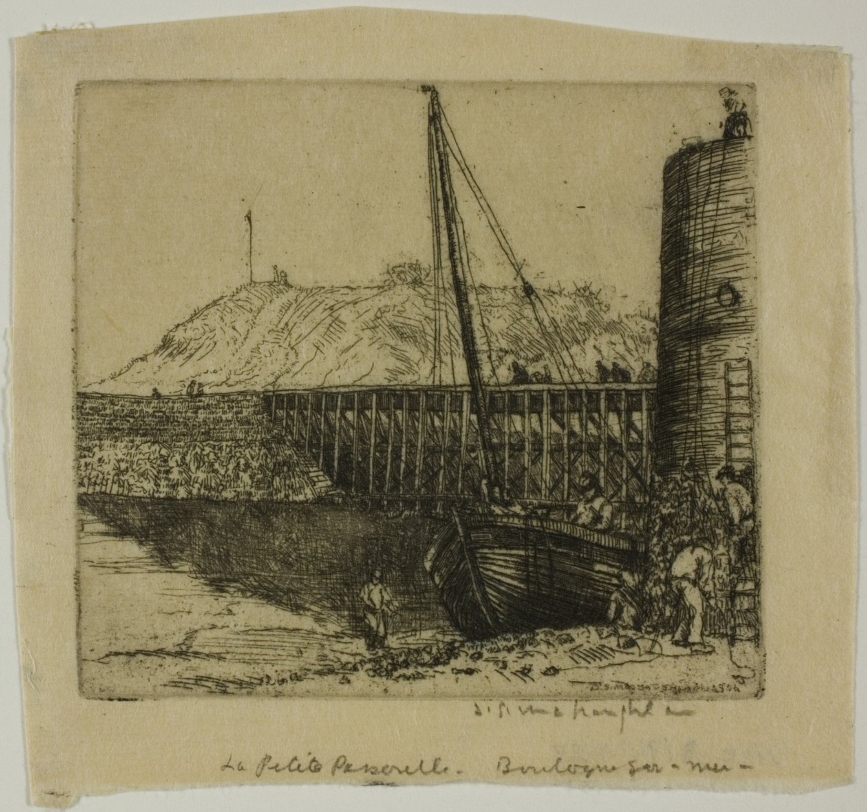 Porten, Boulogne av Donald Shaw MacLaughlan