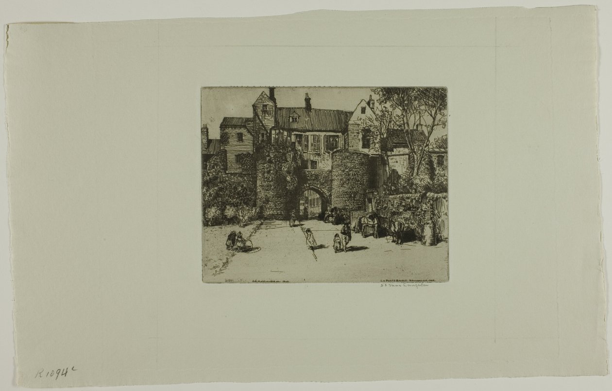 La Porte Gayole, Boulogne-sur-Mer av Donald Shaw MacLaughlan
