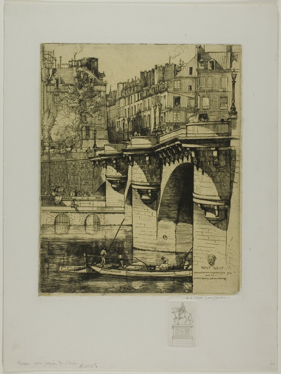 Pont Neuf, Paris av Donald Shaw MacLaughlan