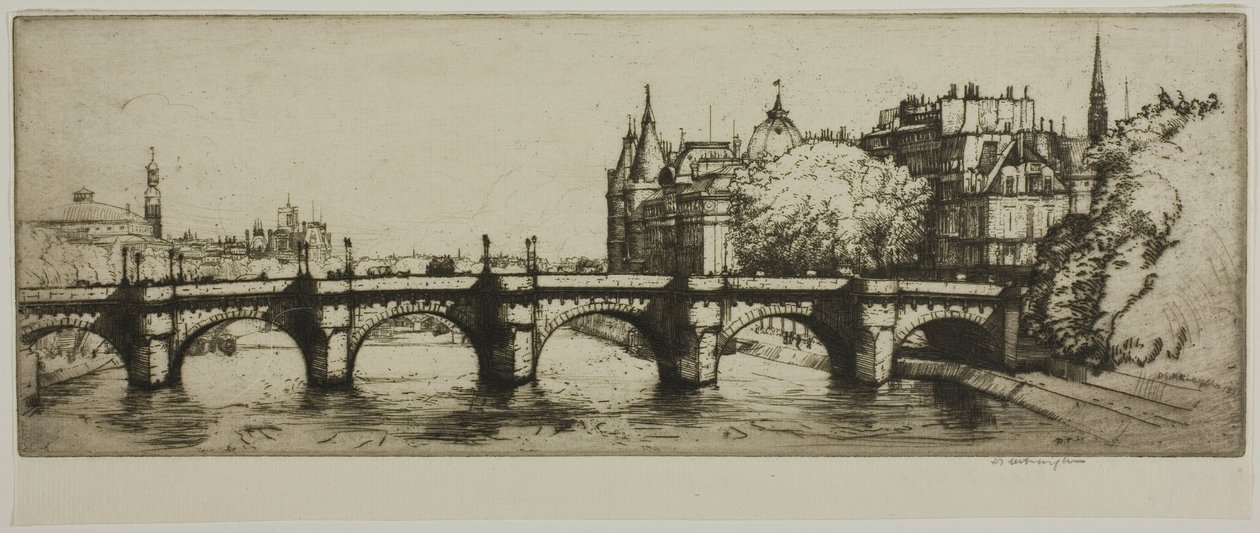 Pont Neuf, Paris av Donald Shaw MacLaughlan