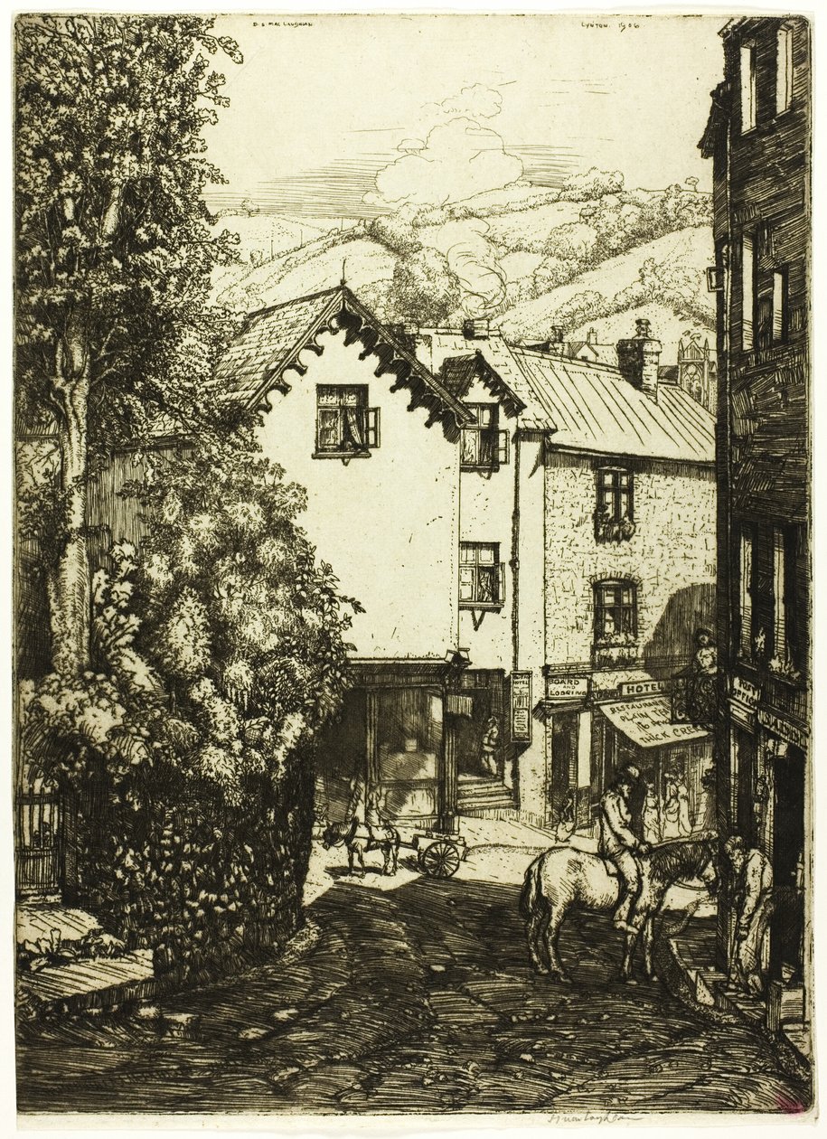 Lynton, England av Donald Shaw MacLaughlan