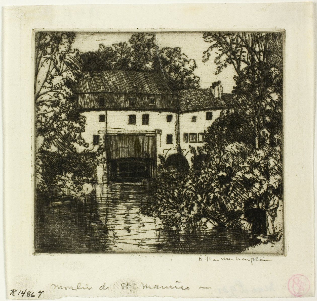 Moulin St. Maurice av Donald Shaw MacLaughlan