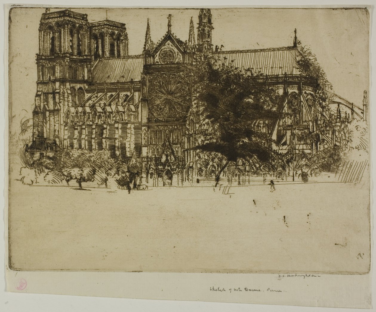 Notre-Dame, Paris av Donald Shaw MacLaughlan
