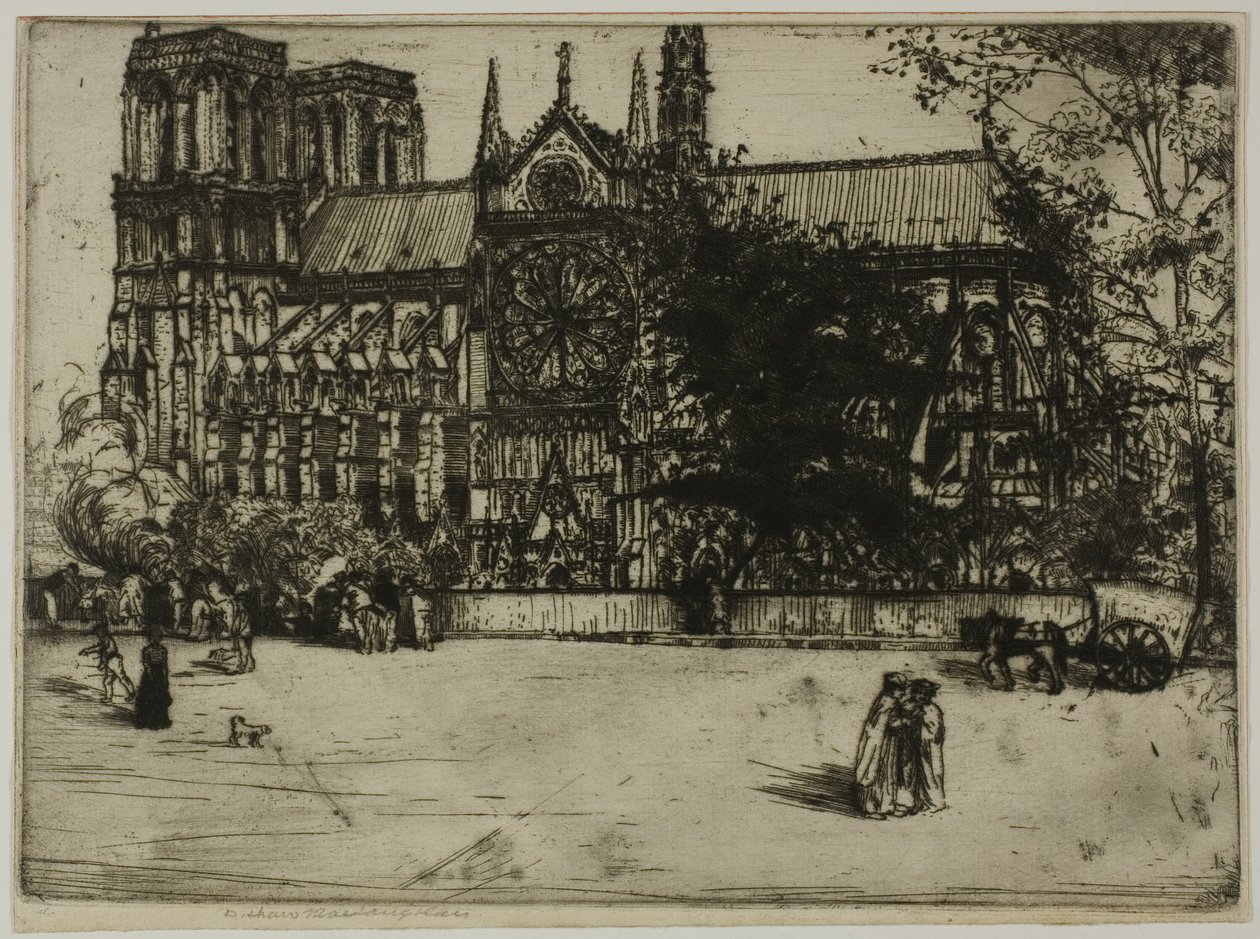 Notre-Dame, Paris av Donald Shaw MacLaughlan