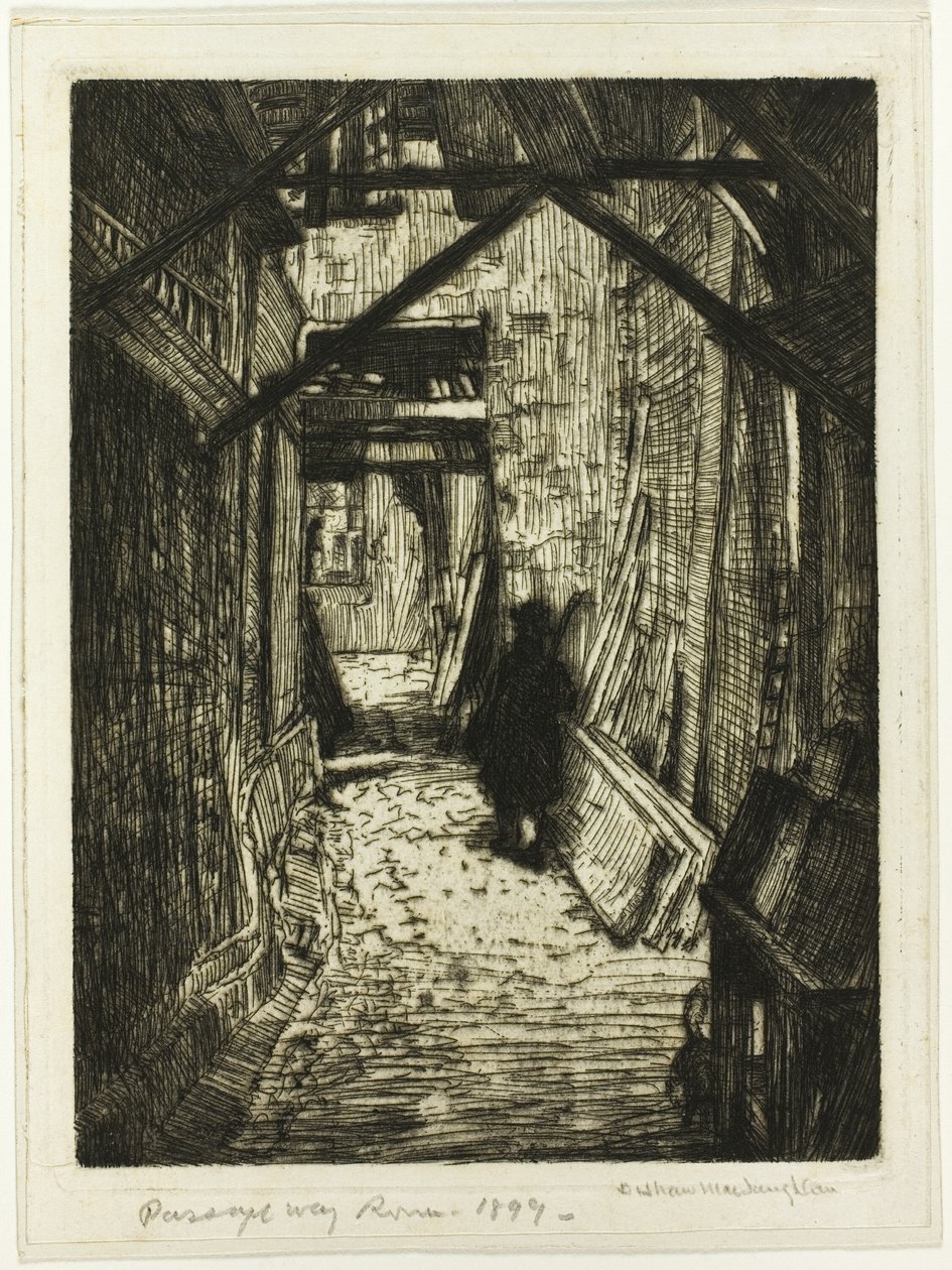 Passasjevei, Rouen av Donald Shaw MacLaughlan
