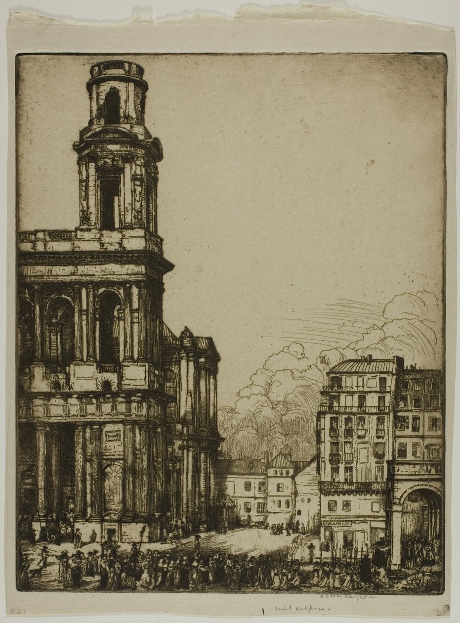 Saint Sulpice, Paris: Det lille tårnet av Donald Shaw MacLaughlan