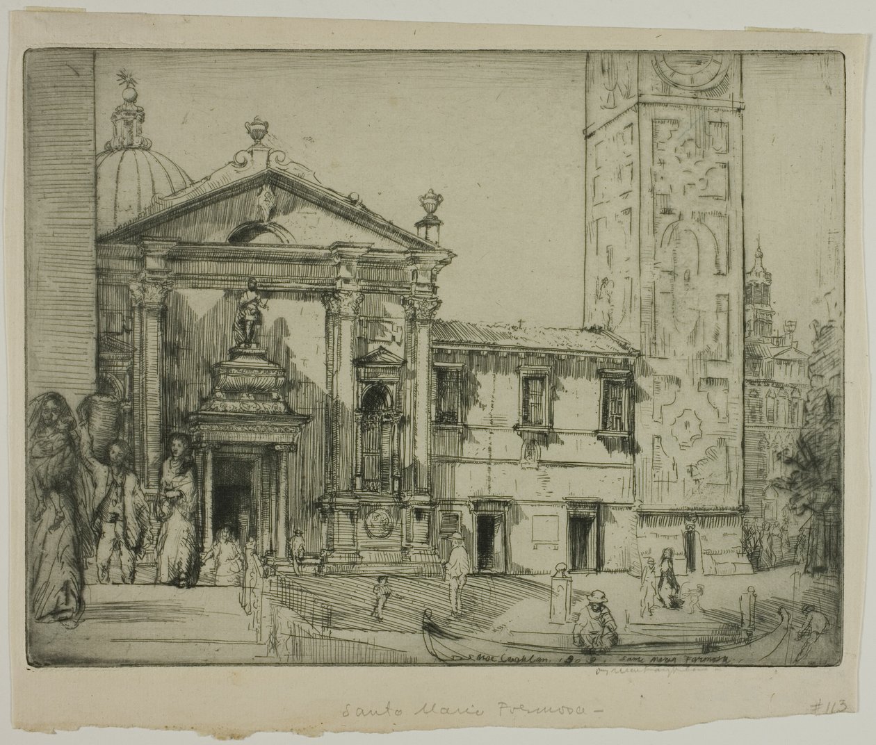 Santa Maria Formosa, Venezia av Donald Shaw MacLaughlan