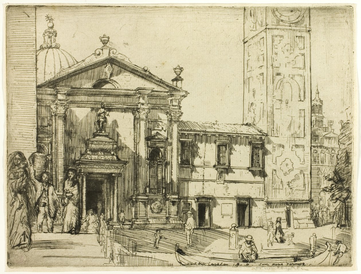 Santa Maria Formosa, Venezia av Donald Shaw MacLaughlan