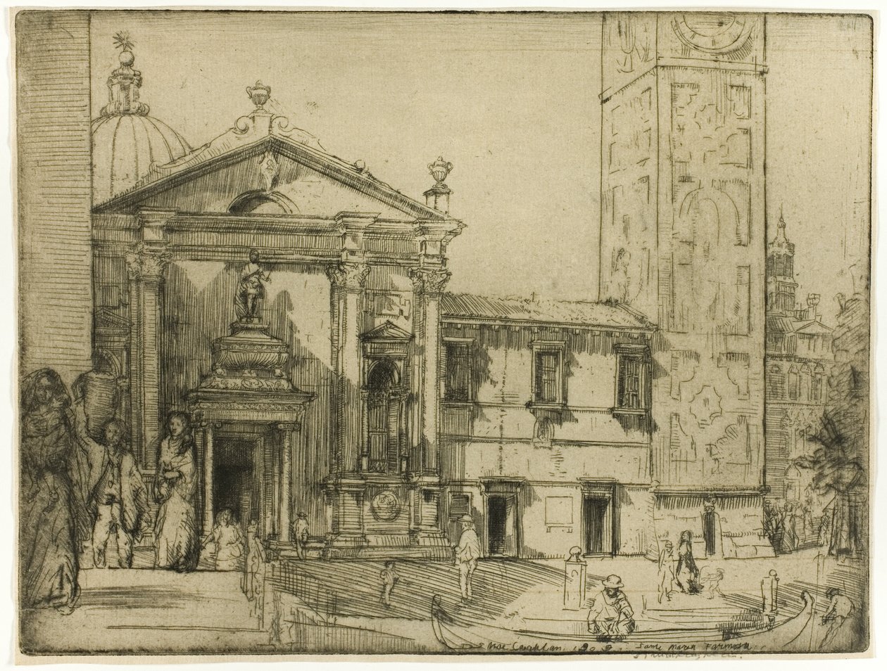 Santa Maria Formosa, Venezia av Donald Shaw MacLaughlan