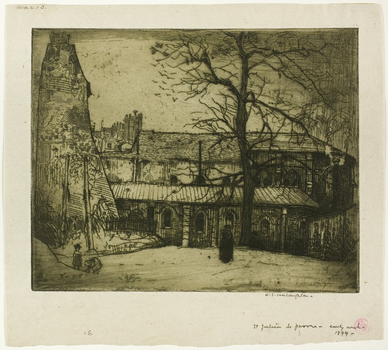 St. Julien-le-Pauvre av Donald Shaw MacLaughlan