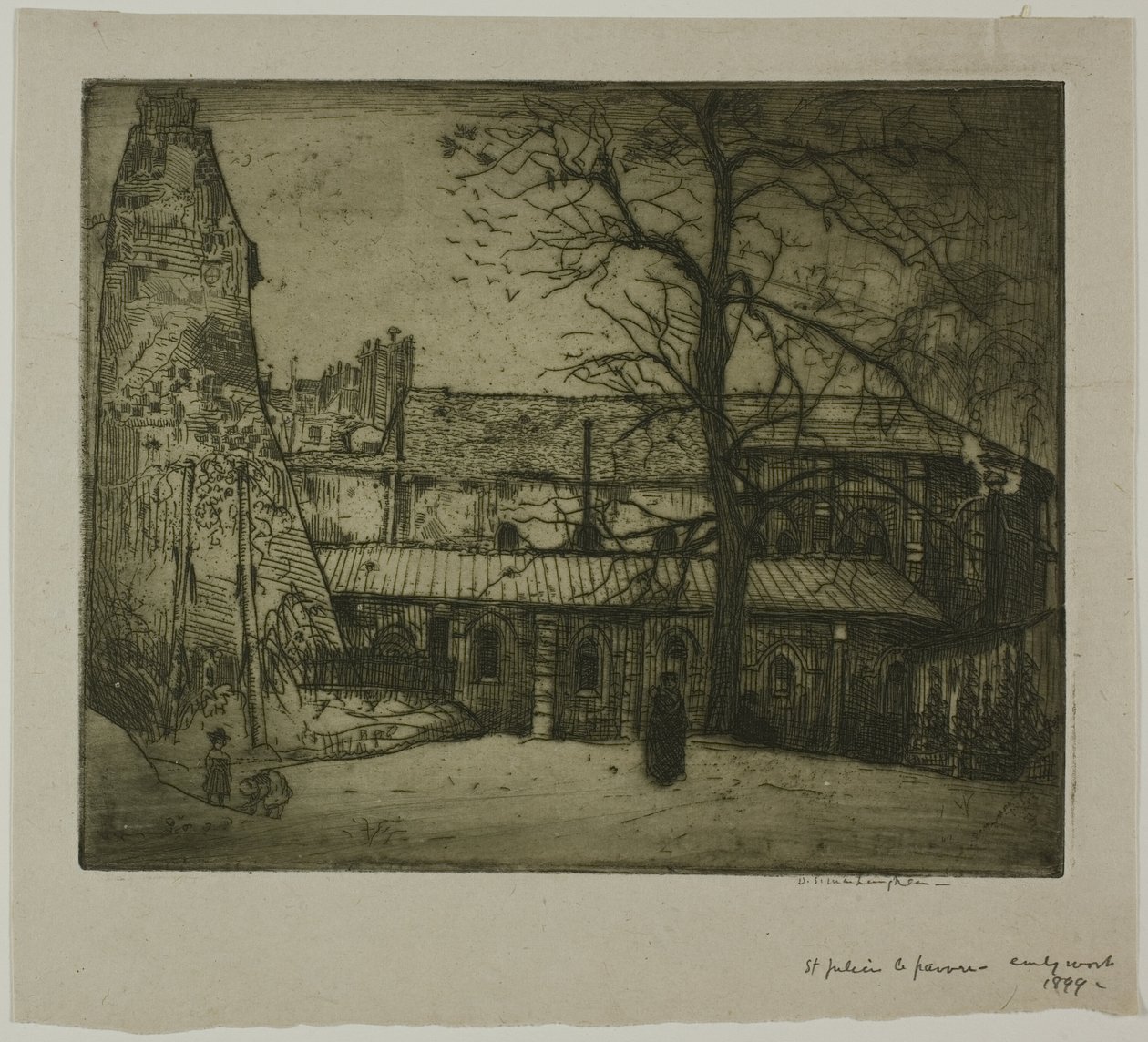 St. Julien-le-Pauvre av Donald Shaw MacLaughlan