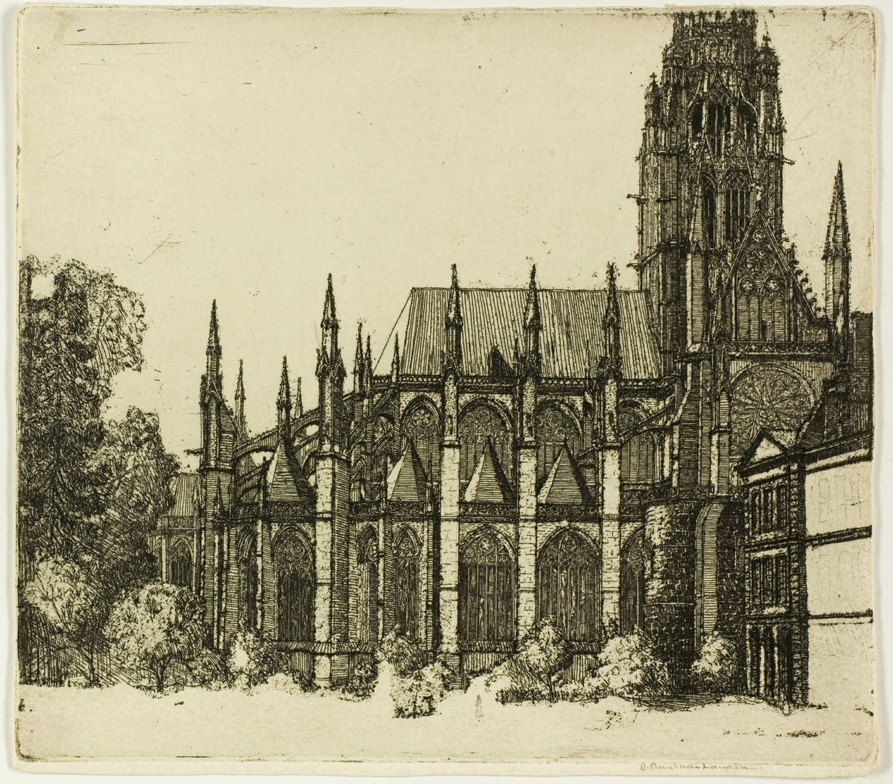 St. Ouen, Rouen av Donald Shaw MacLaughlan