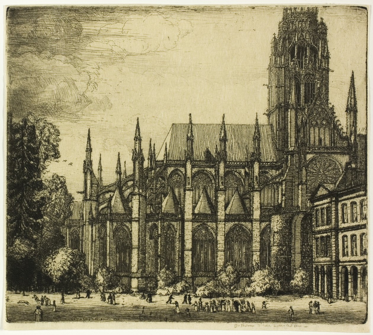 St. Ouen, Rouen av Donald Shaw MacLaughlan