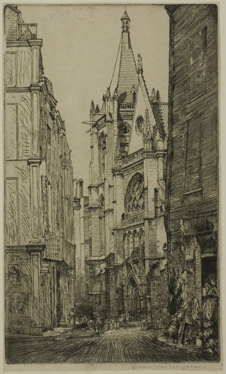 St. Severin, Paris av Donald Shaw MacLaughlan