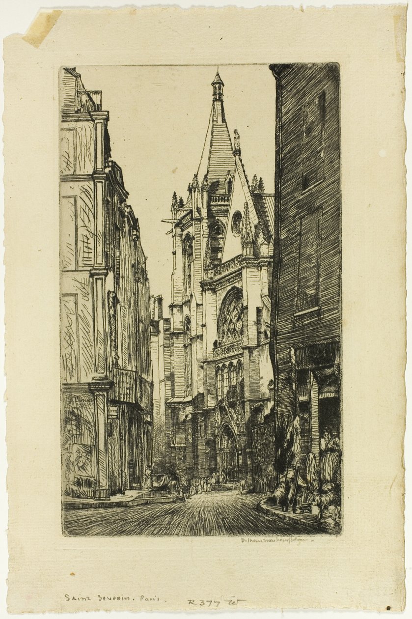 St. Severin, Paris av Donald Shaw MacLaughlan