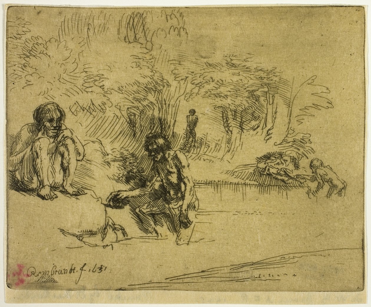 Badegjestene av Donald Shaw MacLaughlan