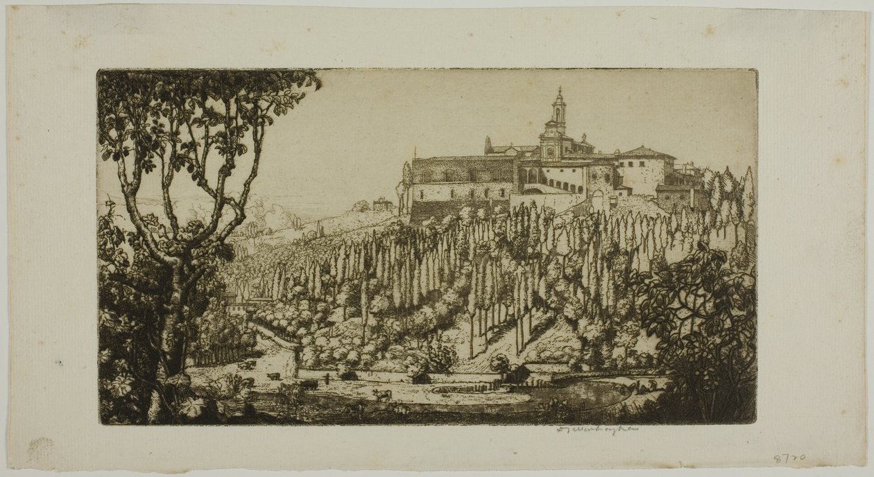 The Certosa, Firenze av Donald Shaw MacLaughlan