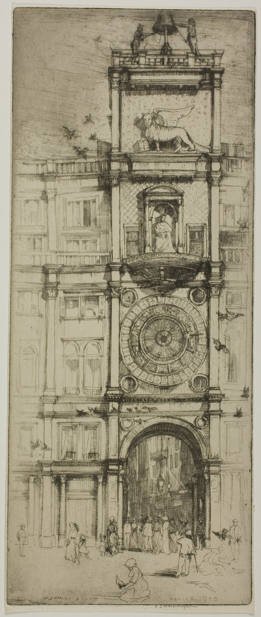 Klokketårnet, Venezia av Donald Shaw MacLaughlan