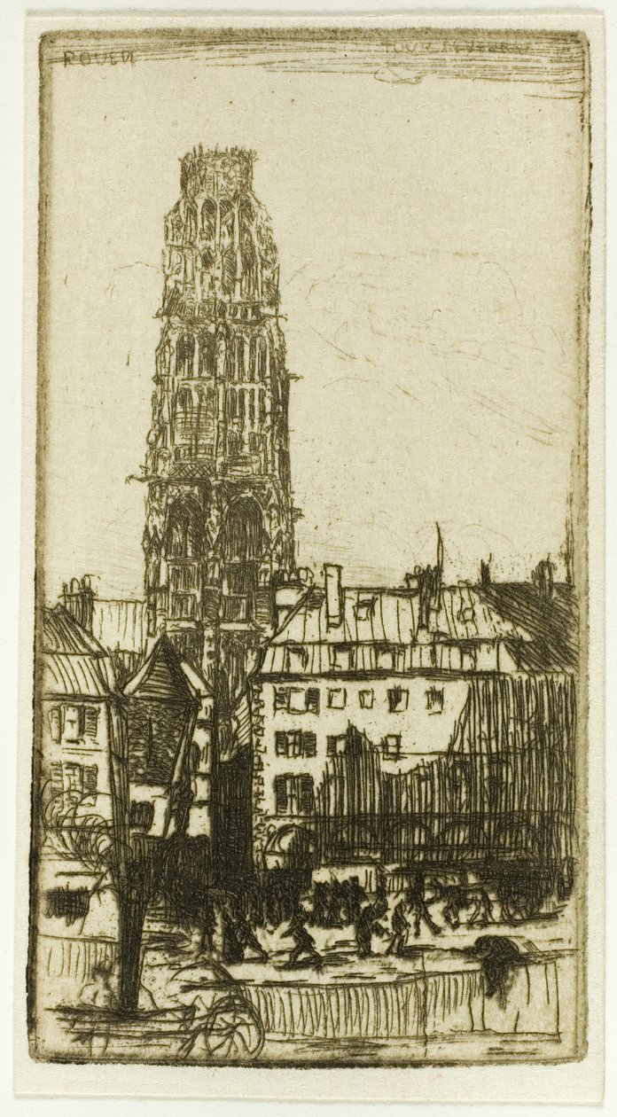 Smørtårnet, Rouen av Donald Shaw MacLaughlan