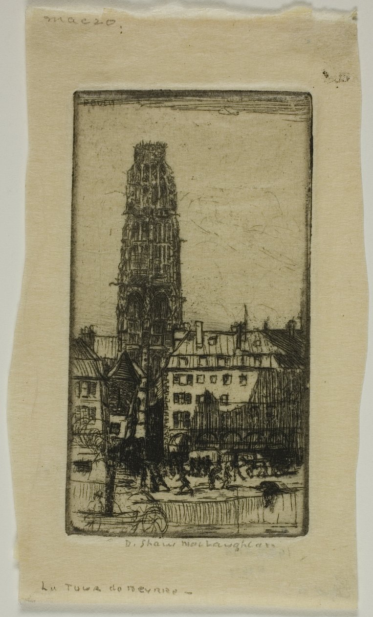 Smørtårnet, Rouen av Donald Shaw MacLaughlan