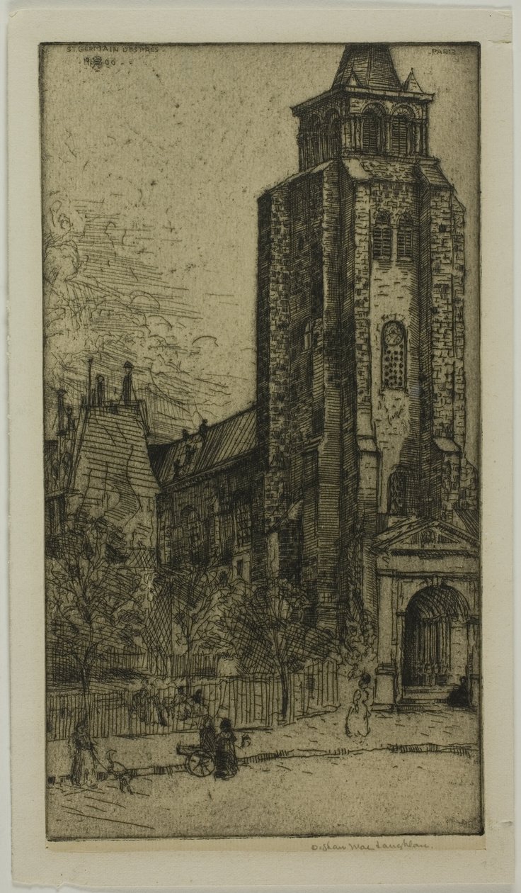 Tårnet i St. Germain-des-Pres av Donald Shaw MacLaughlan