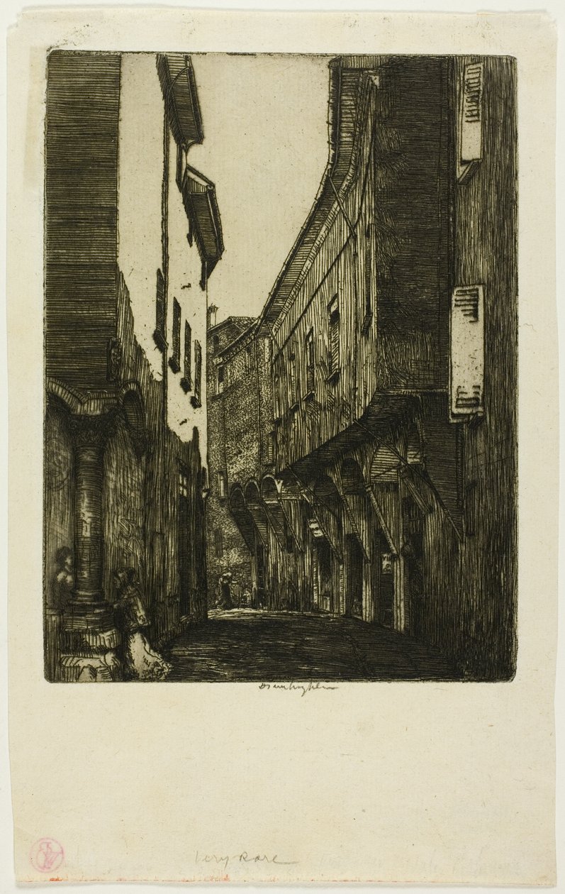 Via San Vitale, Bologna av Donald Shaw MacLaughlan