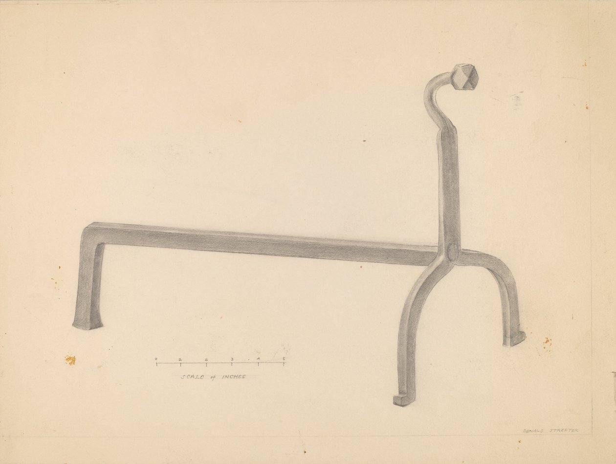 andiron av Donald Streeter