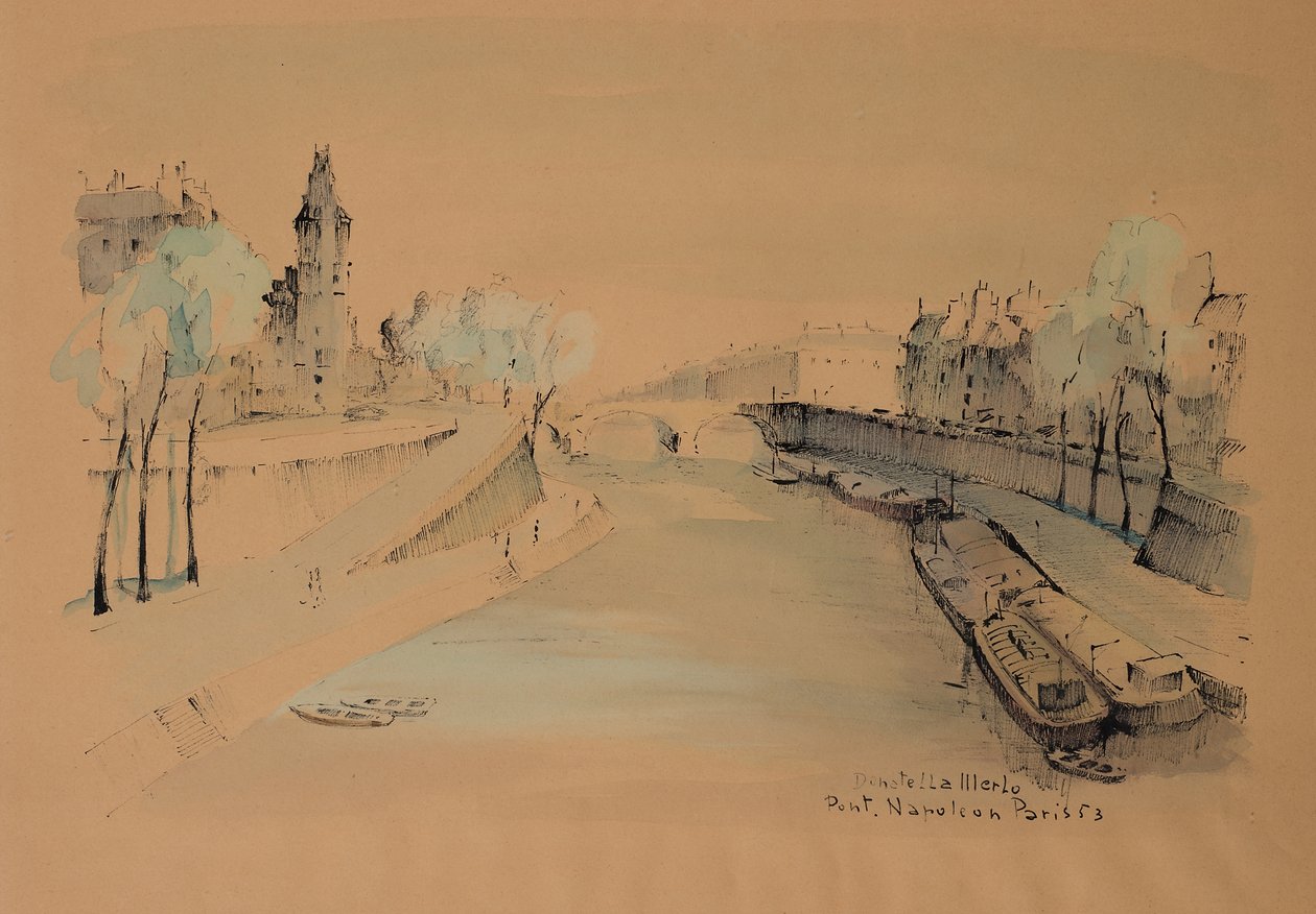 Pont Napoleon - Paris av Donatella Merlo