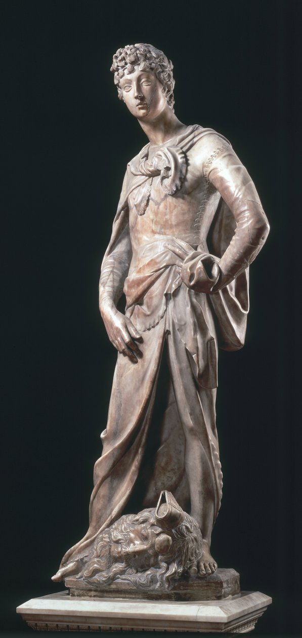 David, ca. 1408-11 (marmor) av Donatello