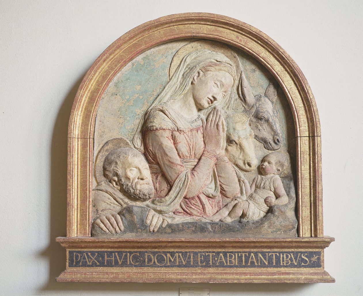 Nativity (malt gips) av Donatello