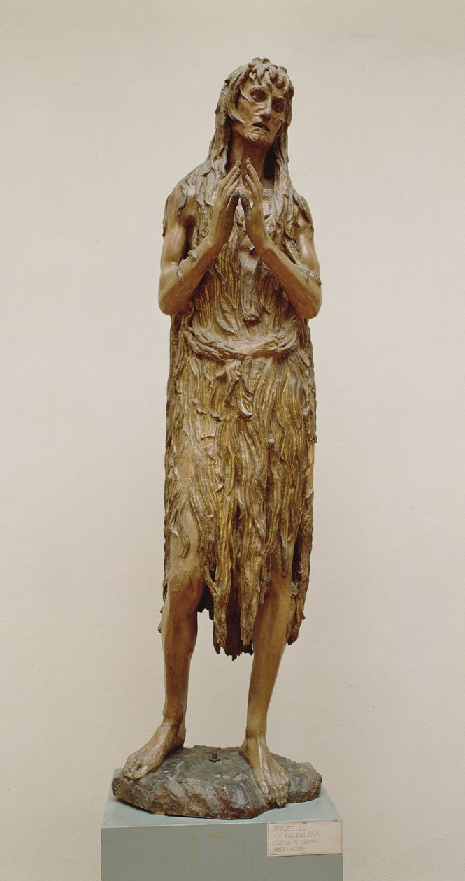 angrende Magdalene, ca. 1453-55 (tre) av Donatello