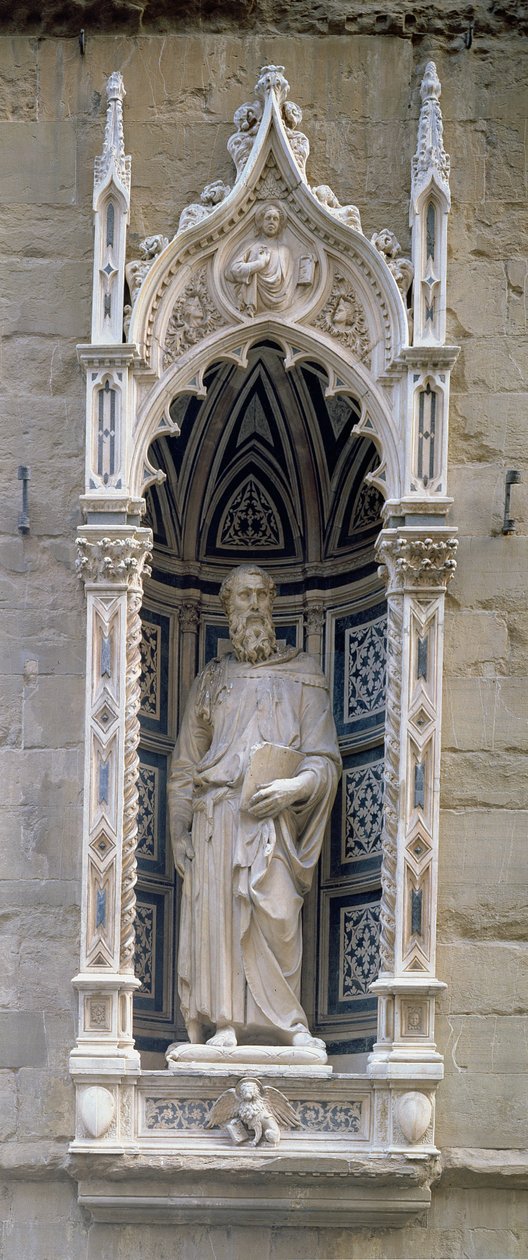St. Mark, 1411 (marmor) av Donatello