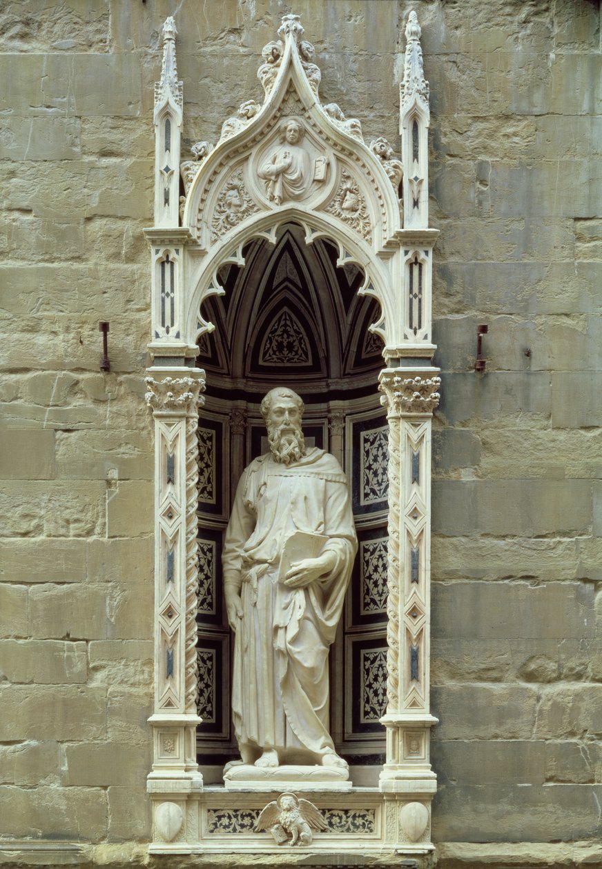 St. Mark, 1413 (marmor) av Donatello