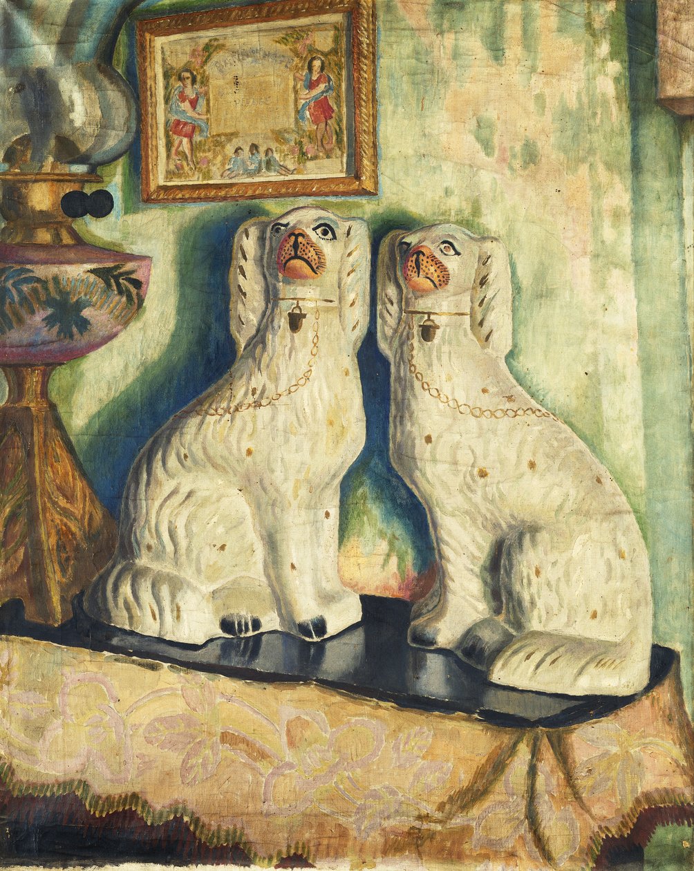 Staffordshire Dogs, ca. 1928 av Dora Carrington