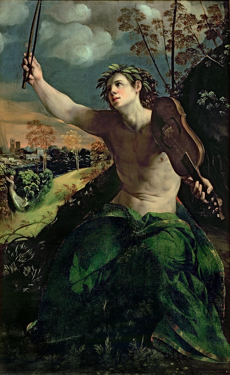 Apollo og Daphne av Dosso Dossi