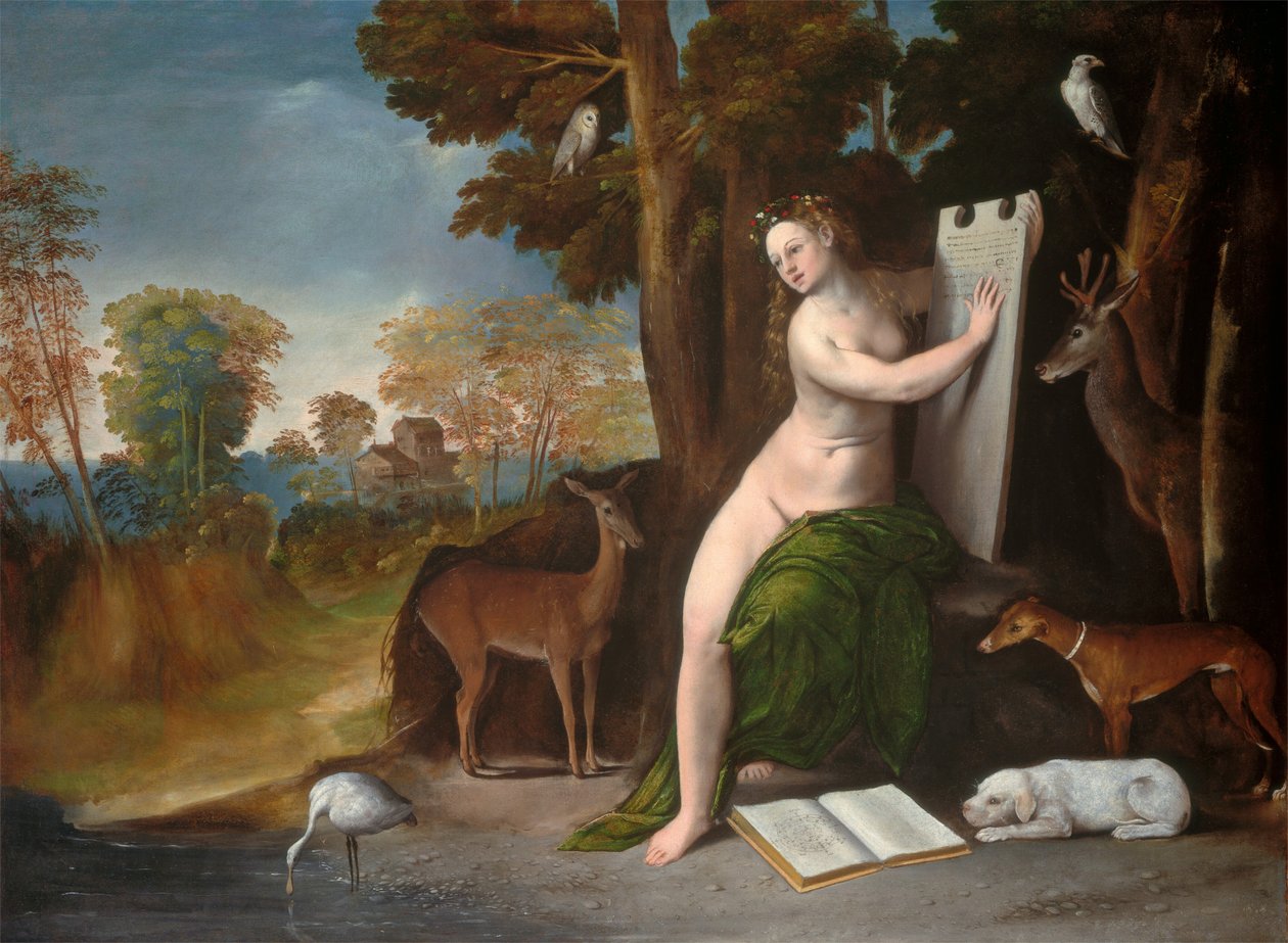 Circe og hennes elskere i et landskap av Dosso Dossi