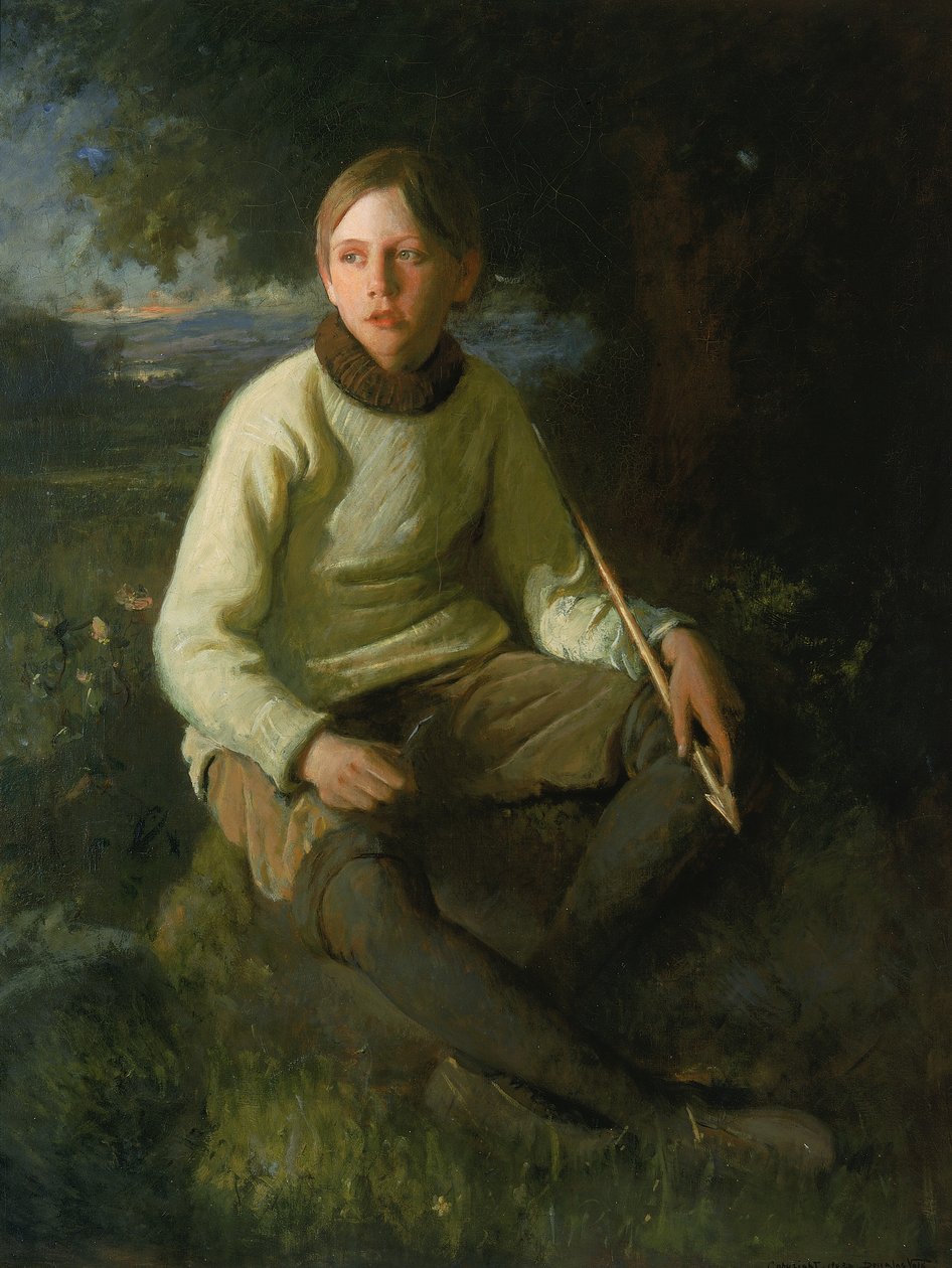 Gutten med pilen, 1903. av Douglas Volk