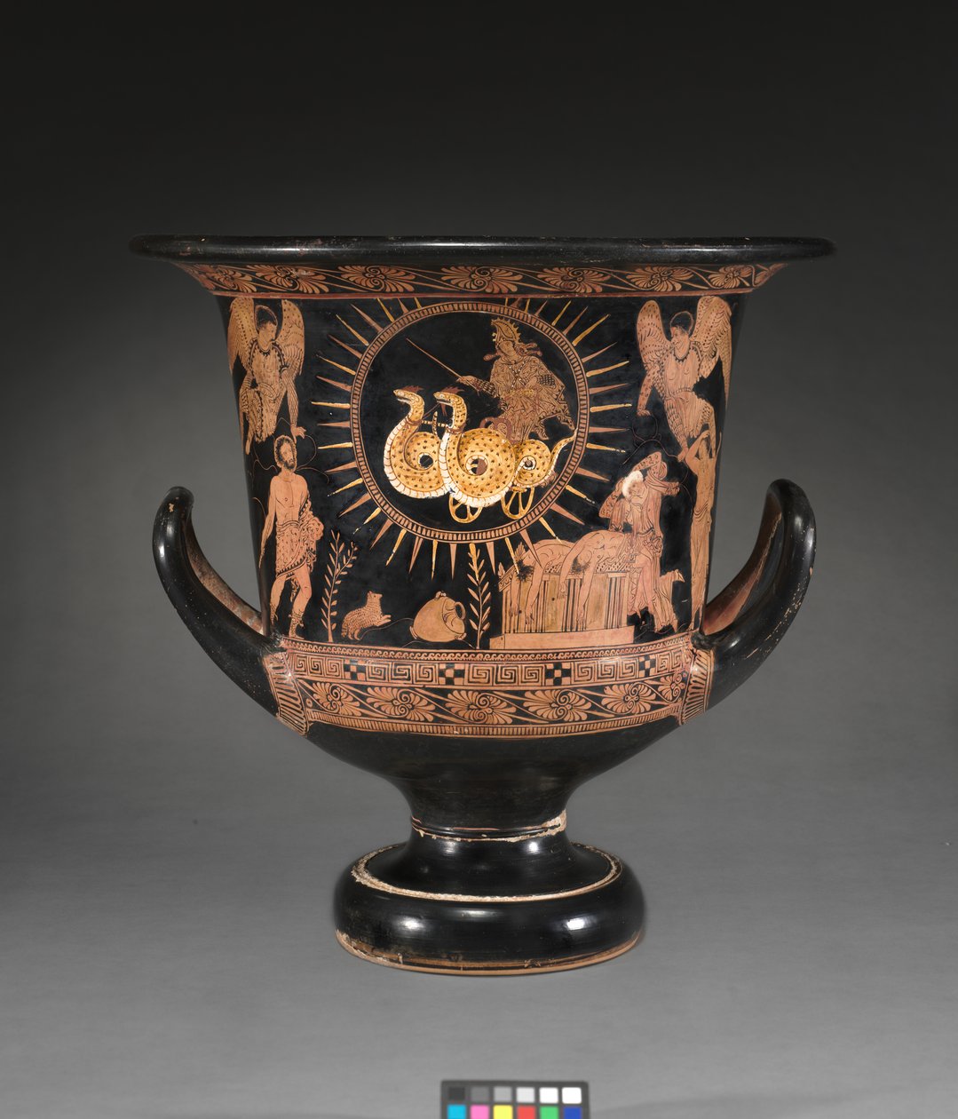Detalj fra en rød-figur lekythos av Douris