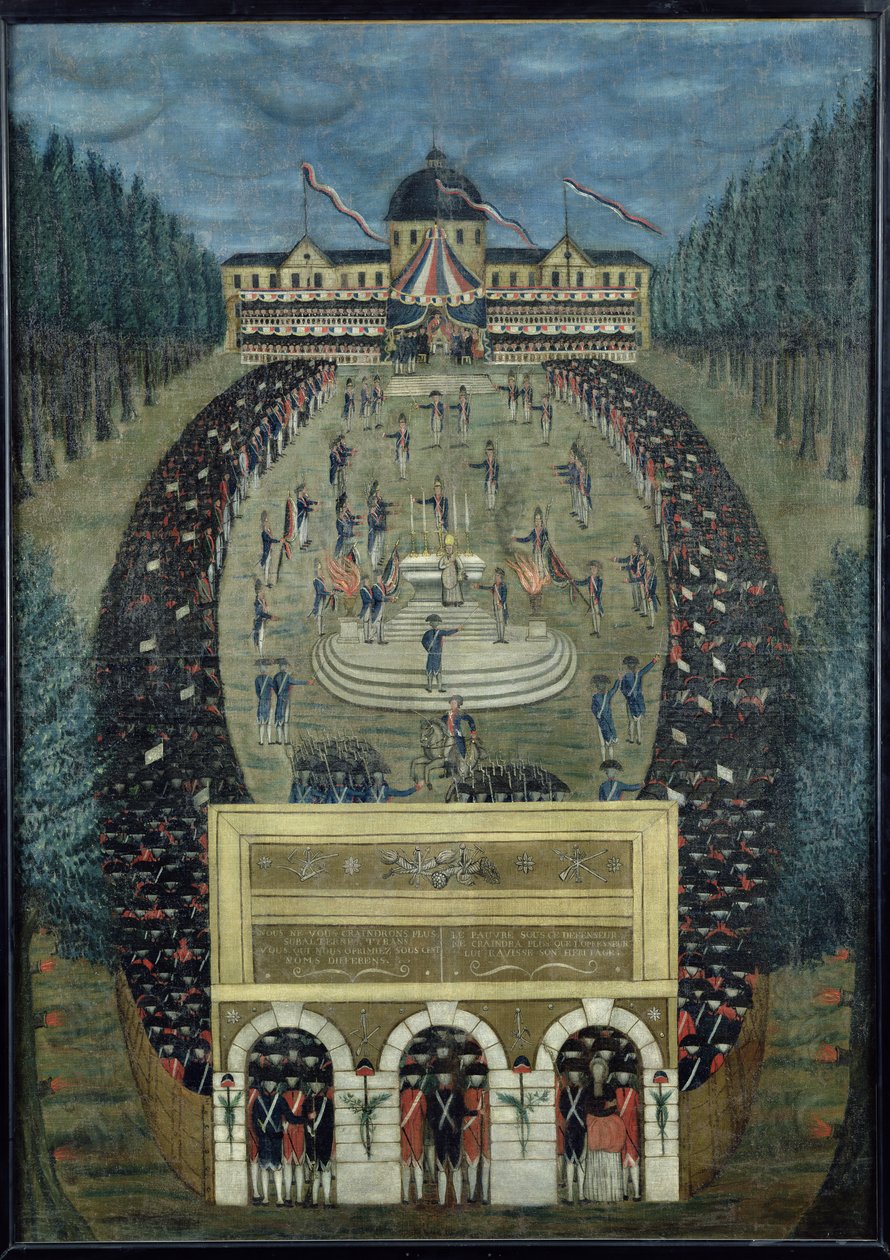 Føderasjonens dag, 14. juli 1790 av Dubois