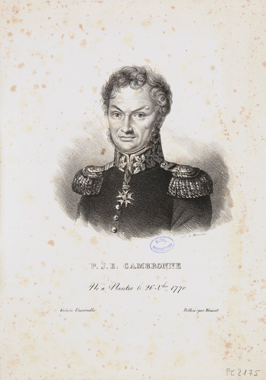 P.J.E. Cambronne, ca. 1820 av Ducarme
