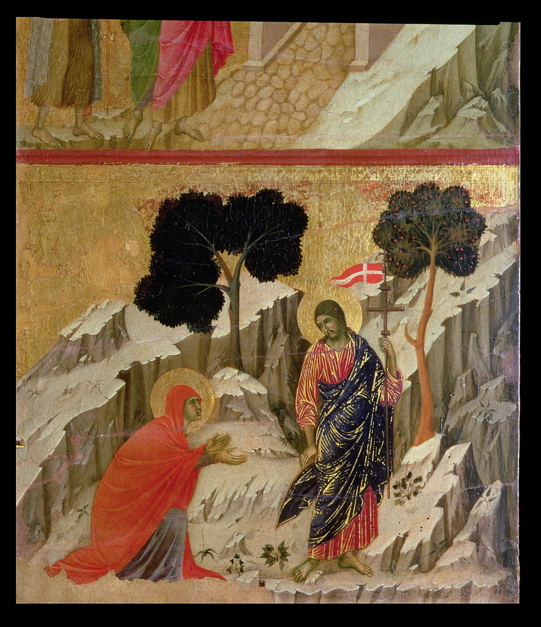 Tristhet: Ikke rør meg, 1308-11 av Duccio di Buoninsegna