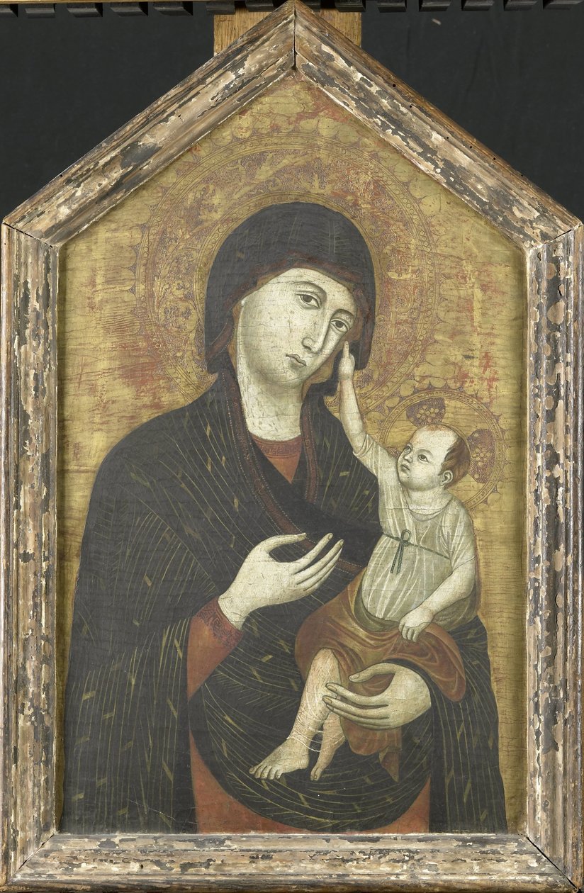 Mary med barn av Duccio di Buoninsigna (copy after)
